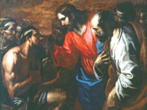 Lire la suite à propos de l’article Jésus guérissant l’aveugle né, vu par un peintre