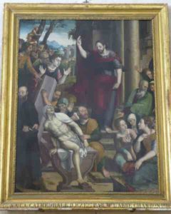 Résurrection de Lazare actes prophétiques, Lazare, Temple